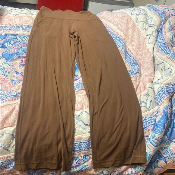 Brown Wide-Leg Lulu Pants - Picture 1 of 5